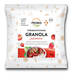 PROBIO Müsli chrumkavé - granola fermentovaná jahodová  BIO 50 g