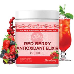 Altevita RED BERRY ANTIOXIDANT ELIXIR PROBIOTIC jahoda 300g