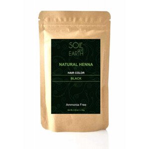 Soil&Earth Exkluzívna indická henna na vlasy ČIERNA 100g