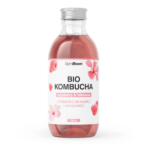 GymBeam BIO Kombucha Malina & Ibištek 330ml