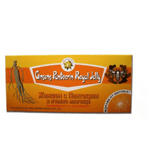 Harbin Yekong Ženšen PANTOCRIN royal jelly, 10 x 10 ml