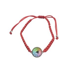 Červený náramok chakra 1ks