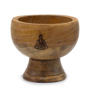 AWM Veľká Rituálna Miska na Vonné Tyčinky a Kužele 11x9 cm - Budha 1ks
