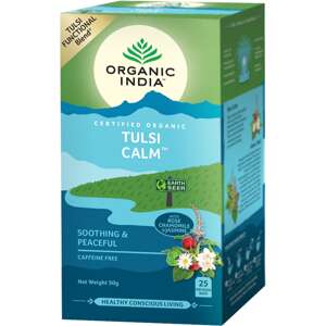 Organic India Tulsi Calm, porciovaný čaj, 25 vreciek