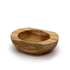 AWM Stredná Miska z Teakového Dreva v Prírodnom Tvare - 20x7cm 1ks
