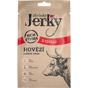Jihočeské Jerky hovädzie sušené mäso s chilli 20g