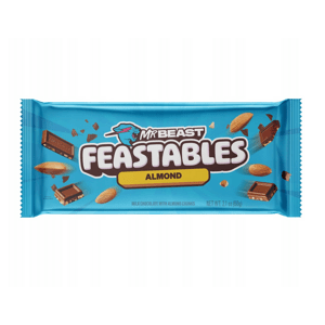 Feastables MrBeast Almond mliečna čokoláda s kúskami mandlí 60 g