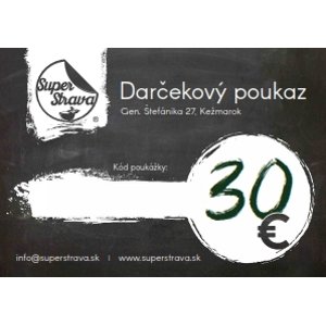 Superstrava Darčekový poukaz v hodnote 30€