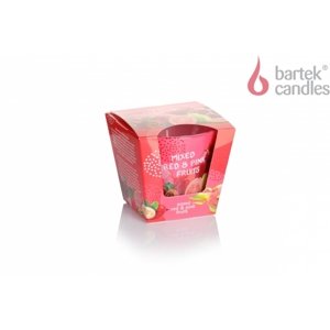 BARTEK vonná sviečka red & pink fruits 115 g