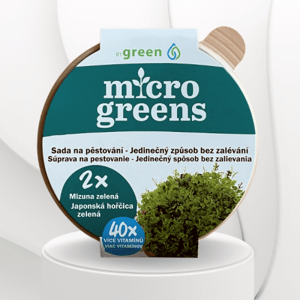 ingreen Pestovateľský set bez zalievania - Mizuna zelená 1ks