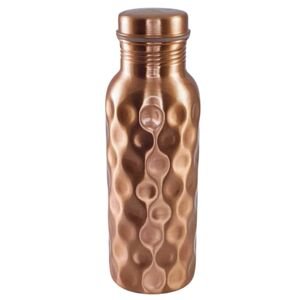 Ayur Water medená fľaša, diamantový vzor ​​950 ml