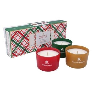 ARÔME Sviečka set 85gx3, Spiced Apple, Peppermint Vanilla, Vanilla bourbon 1ks