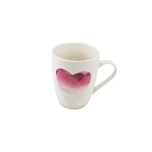 HOME ELEMENTS Hrnček s vytlačeným srdcom 340 ml