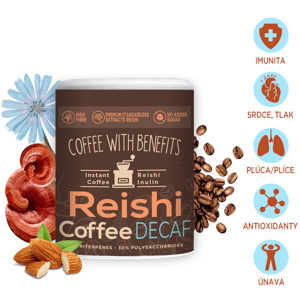 Altevita Reishi Coffee Decaf bez kofeínu 93g