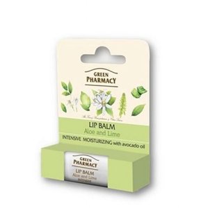 Hydratačný balzam na pery - Aloe a limetka Green Pharmacy 3,6 g