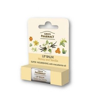 Výživný balzam na pery - Med a vanilka Green Pharmacy 3,6 g