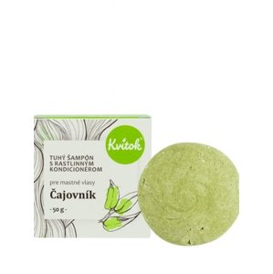 Tuhý šampón s kondicionérom – Čajovník XXL (pre MASTNÉ) KVITOK 50 g
