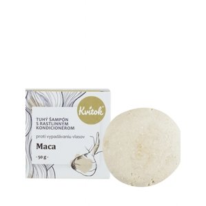 Tuhý šampón s kondicionérom – Maca XXL (proti VYPADÁVANIU) KVITOK 50 g