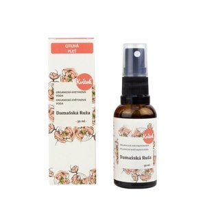 Organická kvetinová voda – damašská ruža KVITOK 30 ml