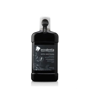 Ecodenta Čierna ústna voda s uhlím- bieliaci efekt 500ml