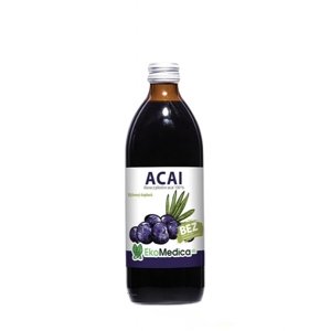 Šťava z acai 100% EKOMEDICA 500 ml