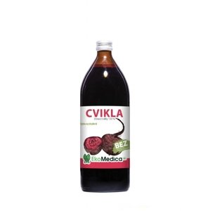 Šťava z cvikly 100% EKOMEDICA 1000 ml