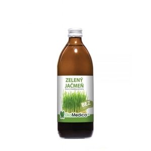 Šťava zo zeleného jačmeňa 100% EKOMEDICA 500 ml