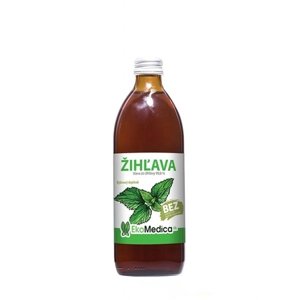 Šťava zo žihľavy 99.8% EKOMEDICA 500 ml