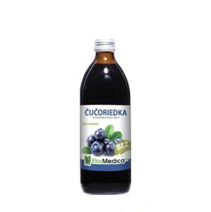 Šťava z čučoriedok 100% EKOMEDICA 500 ml