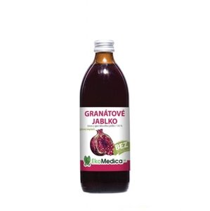 Šťava z granátového jablka 100% EKOMEDICA 500 ml