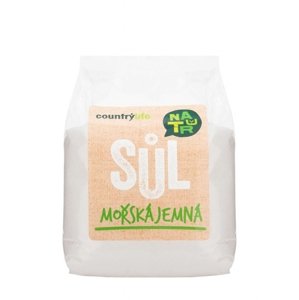 Soľ morská jemná 1kg COUNTRY LIFE