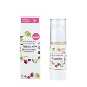Malinový krém pre zrelú pleť (40+) – nočný KVITOK 30 ml