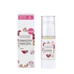 Arganový krém pre zrelú pleť (30+) – nočný KVITOK 30 ml
