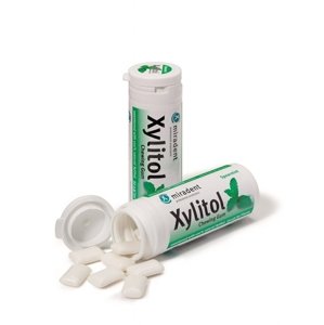 Xylitol žuvačky mäta MIRADENT 30ks