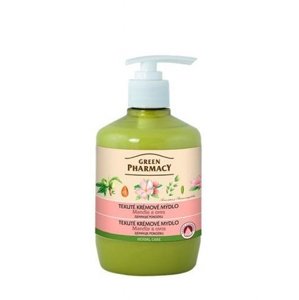 Green Pharmacy Tekuté krémové mydlo - zjemňuje pokožku - mandle a ovos 460ml