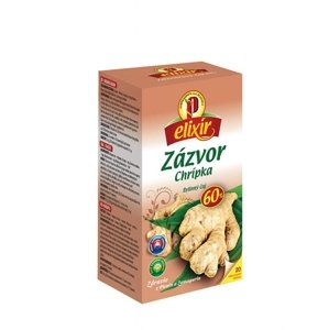 Čaj elixír -  zázvor 60 % na chrípku AGROKARPATY 20 x 2 g