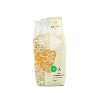 Vločky ovsené jemné s klíčkami bez lepku Natural Jihlava 500 g