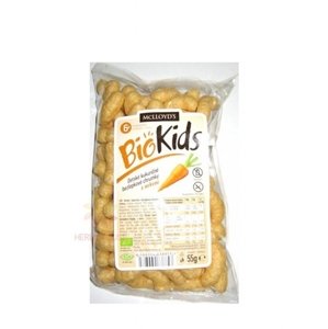 Chrumky kukuričné mrkvové BIO MCLLOYD´S 55 g