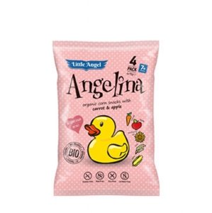 Chrumky Angelina - mrkva & jablko BIO LITTLE ANGEL 30 g