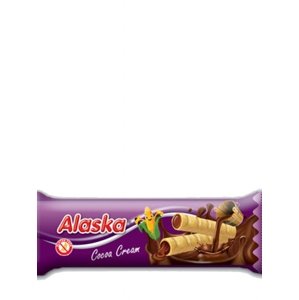 Kukuričné trubičky - kakao ALASKA 18 g
