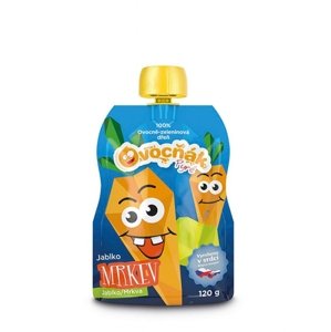 Ovocné pyré jablko + mrkva 100% Ovocňák 120 g