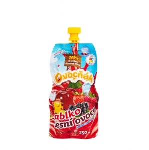 100% ovocná šťava jablko + lesné ovocie Ovocňák 250 ml