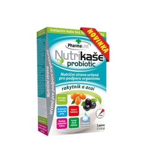 Nutrikaša probiotic – rakytník + acai  PHARMALINE 3×60 g