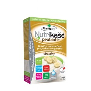 Nutrikaša probiotic – banán PHARMALINE 3×60 g