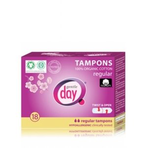 Hypoalergénne tampóny REGULAR Gentle Day 18 ks