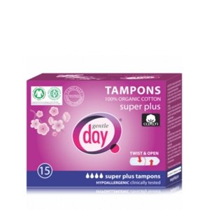 Hypoalergénne  tampóny SUPERPLUS Gentle Day 15 ks