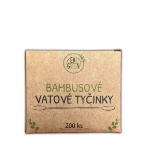 Bambusové vatové tyčinky EATGREEN 200 ks