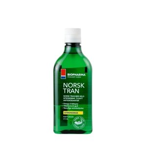 Rybí olej s citrónom a 4 bylinkami NORSK TRAN 375 ml