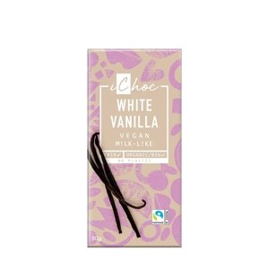 Biela čokoláda s vanilkou vegan iChoc 80 g