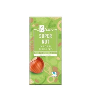 Ryžová čokoláda s orieškami vegan iChoc 80 g